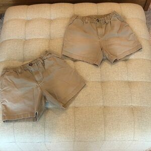 Tan Casual chubbies Shorts bundle of two